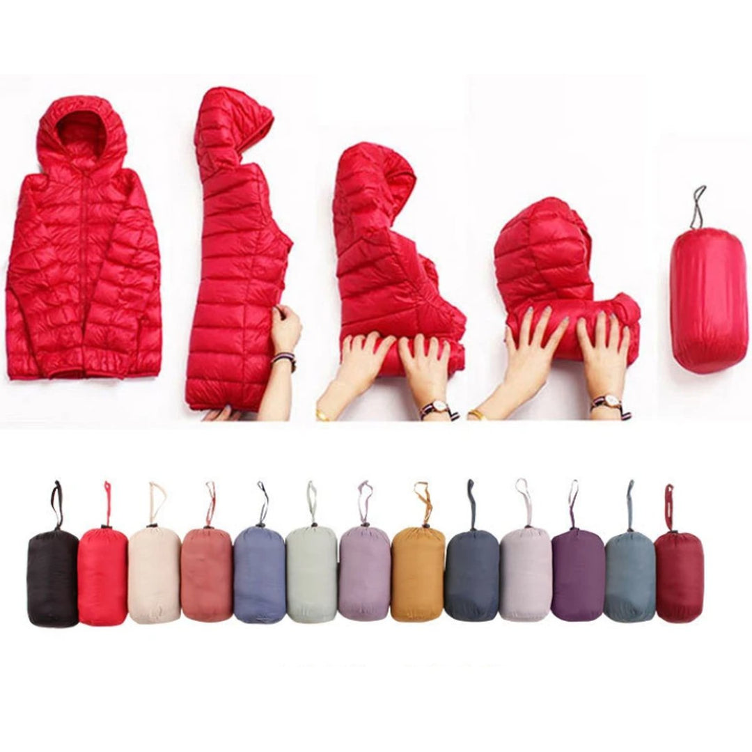 Florence | Women's Ultralight Hooded Foldable Ladies Puffer Jacket