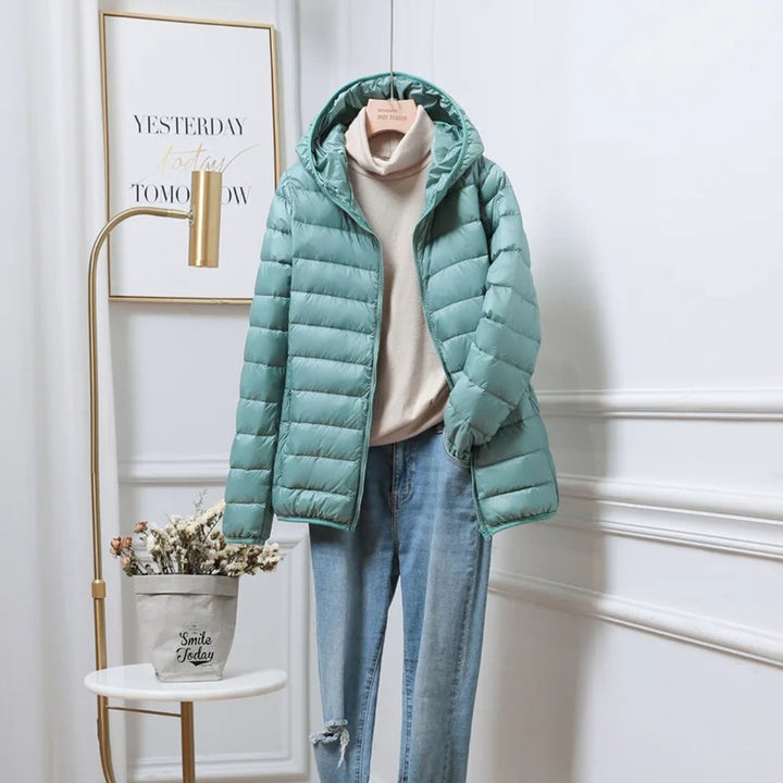 Florence | Women's Ultralight Hooded Foldable Ladies Puffer Jacket