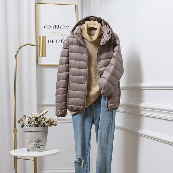Florence | Women's Ultralight Hooded Foldable Ladies Puffer Jacket
