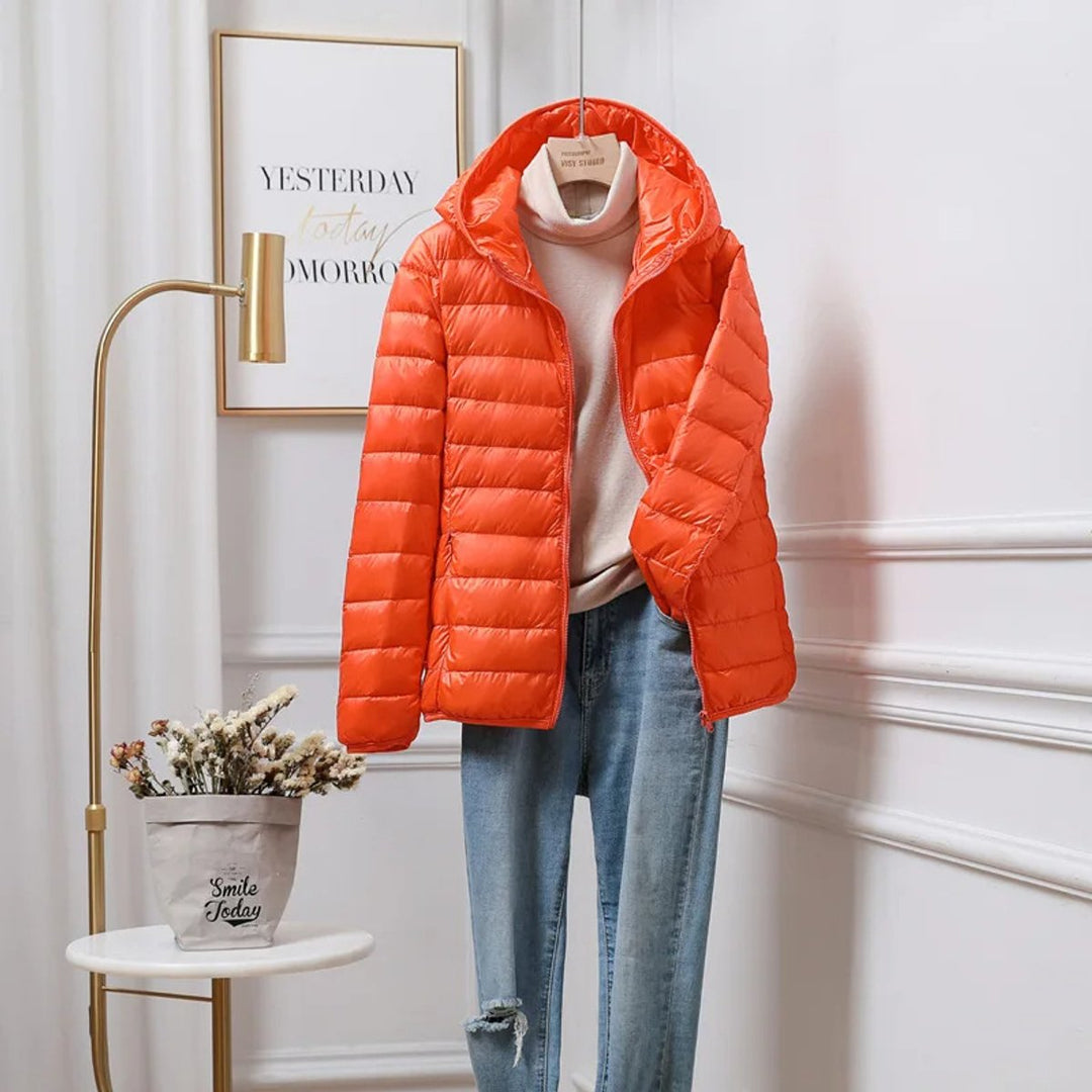 Florence | Women's Ultralight Hooded Foldable Ladies Puffer Jacket