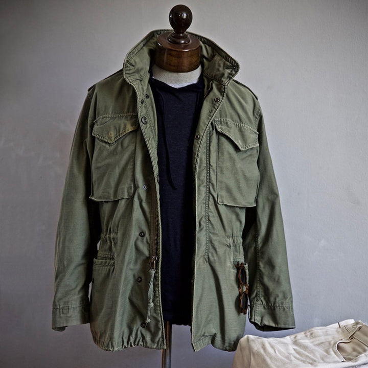 Isla | Women's Vintage Military Hooded Coat Wind-Resistant Field Jacket