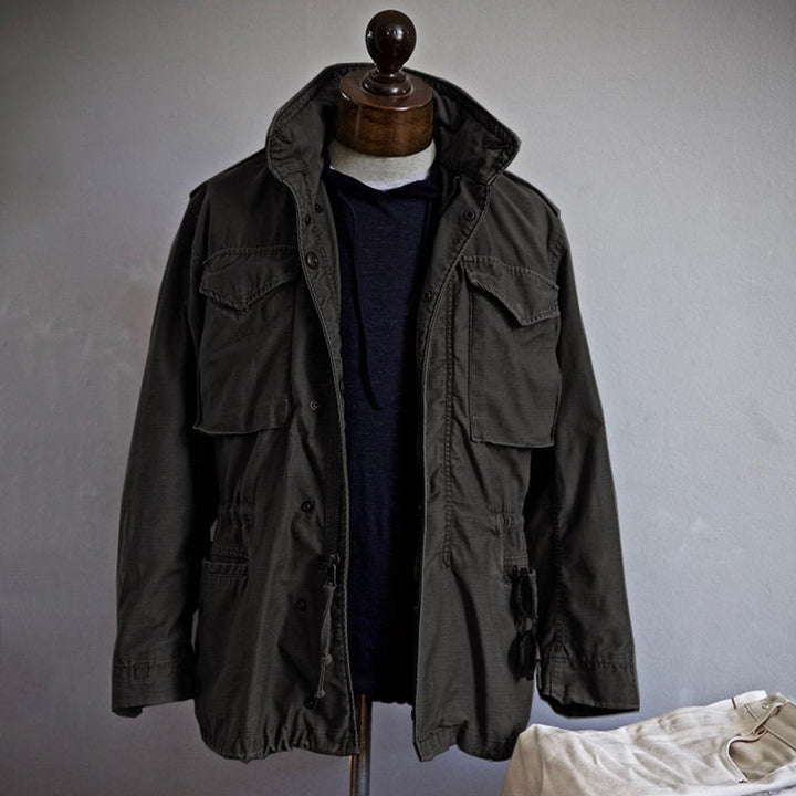 Isla | Women's Vintage Military Hooded Coat Wind-Resistant Field Jacket