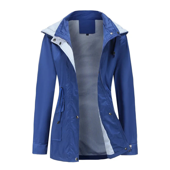 Ivy | Women's Waterproof Hooded Drawstring Trench Coat