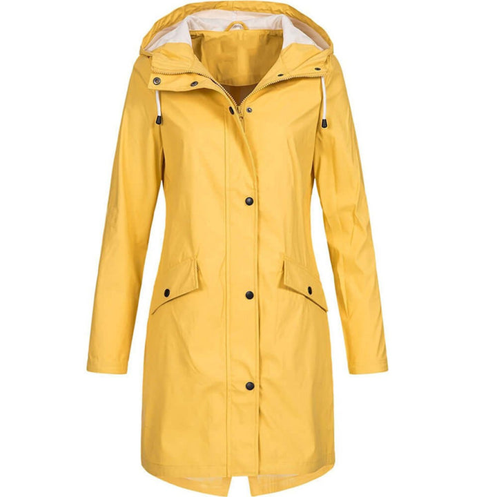 Willow | Women's Waterproof Hooded Trench Coat Zip-Up Raincoat