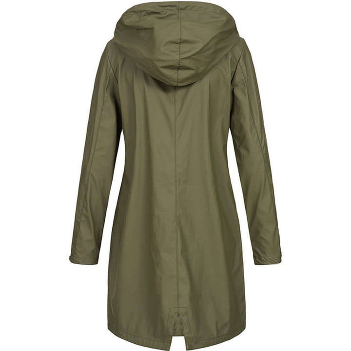 Willow | Women's Waterproof Hooded Trench Coat Zip-Up Raincoat