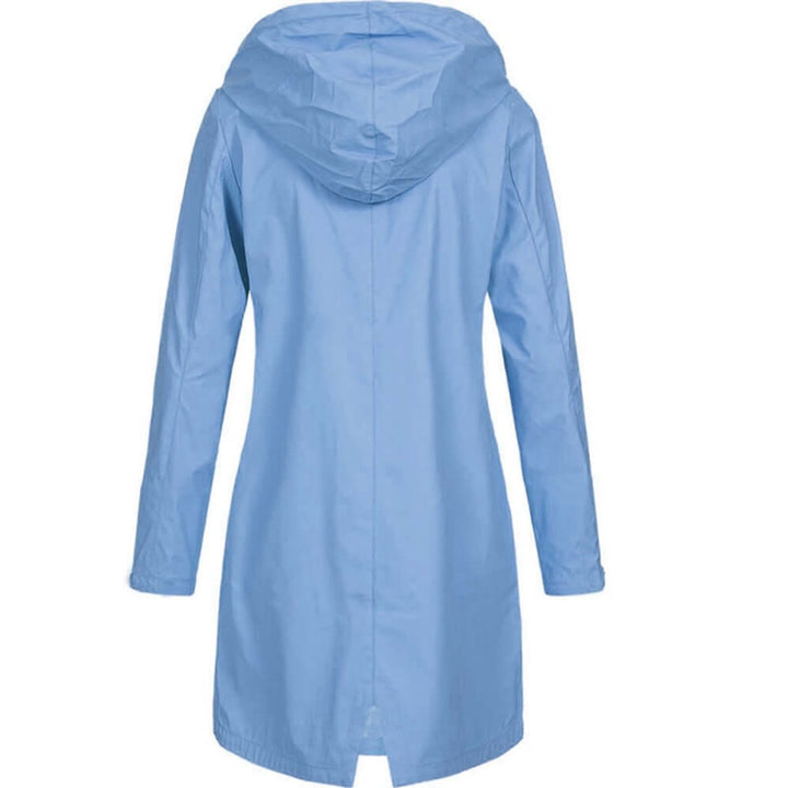 Willow | Women's Waterproof Hooded Trench Coat Zip-Up Raincoat