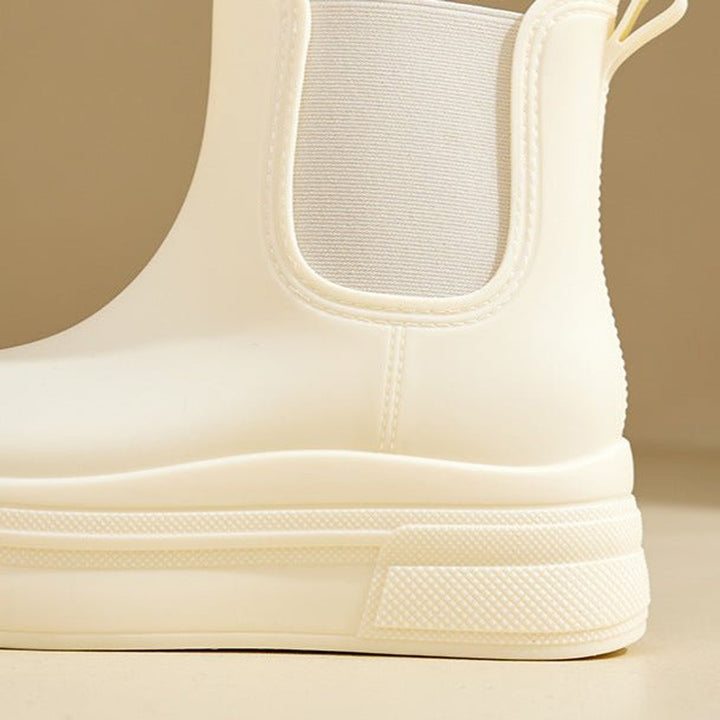 Emily | Women's Waterproof Platform Chelsea Ankle Boots Slip-On